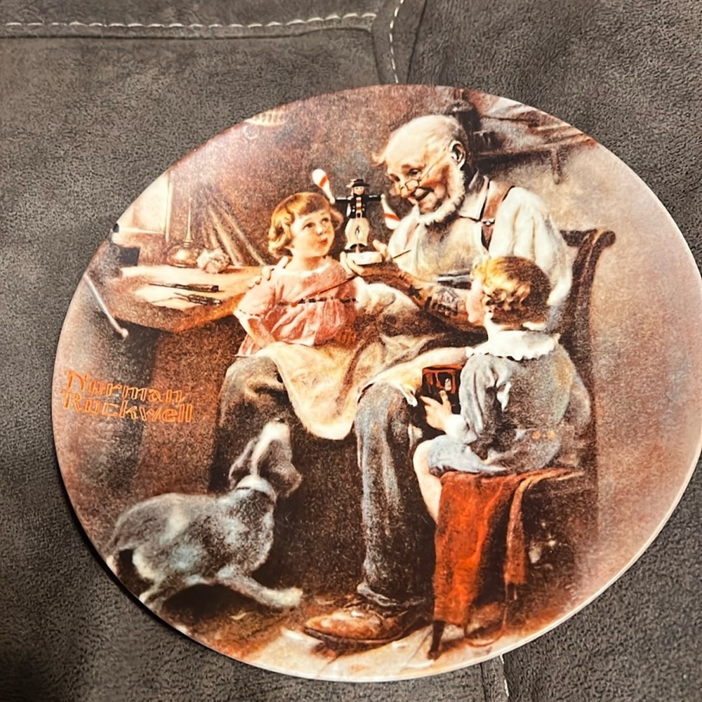 1977 Norman Rockwell 1st Plate of The Heritage Collection